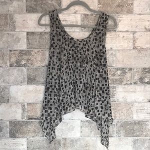 Dressy Anthro sleeveless blouse